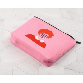 G2TUP Red Ribbon Girl Makeup Bag Musical Theatre Fans Gift You\'re Never Fully Dressed Without A Smile Cosmetic Bag Musical Gift (Without a Smile) G2TUP Red Ribbon Girl Makeup Bag Musical Theatre Fans Gift You\'re Never Fully Dressed Without A Smile Cosmetic Bag Musical Gift (Without a Smile)