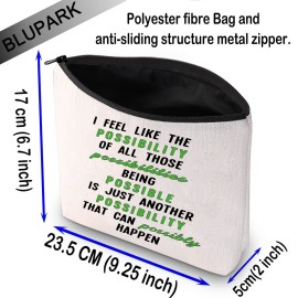 BLUPARK NCT Cosmetic Bag Vintage 90\'S Gift Being Possible Is Just Another Possibility That Can Possibly Happen Makeup Bag Kpop Gift (I feel like the possibility)