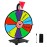 WJTQTBT 12 Heavy Duty Spinning Wheel for Prizes,10 Colorful Prize Slots Tabletop Spinner,Color Prize Wheel for Trade Show,Fortune Spinning Game,Carnival