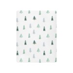 Burbuja Christmas Tree Crib Sheet for Boys Girls, Fitted Crib Sheet 28 x 52 in for Standard Crib & Toddler Bed Mattresses, Soft & Breathable
