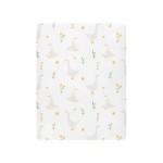 Burbuja Goose Bird Twig Crib Sheet for Boys Girls, Fitted Crib Sheet 28 x 52 in for Standard Crib & Toddler Bed Mattresses, Soft & Breathable
