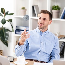 Libima 60 Pcs Motivational Stress Balls Foam Balls Inspirational Anxiety Relief Balls Hand Exercise Stress Balls Fidget Toys for Kids Students Adult Relieve Encouraging (Neutral Color)