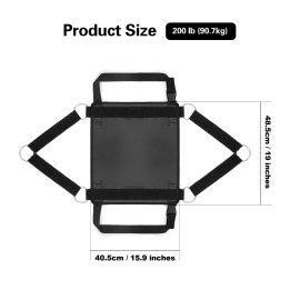 BRINGERPET Calf Sling for Weighing 19*16 inch, Up to 200 LB Assist Weight Scale for Baby Calf, Lamb, Alpaca, Dog
