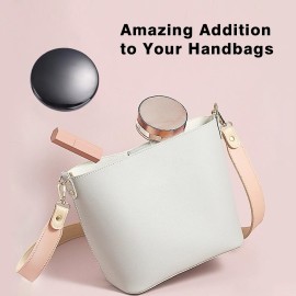 Supertina Mirror Compact for Purses, Distortion Free Maginfying Travel Mirror, 1x and 10x Magnification for Aging Eyes, Applying Eye Makeup