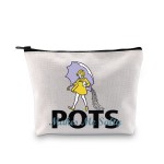 G2TUP POTS Awareness Gift POTS Makes Me Salty Makeup Bag POTS Syndrome Fighter Warrior Cosmetic Bag Dysautonomia Awareness Gift (POTS Makes Me Salty MB)