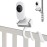 Universal Baby Monitor Mount Holder for Vtech VM3252 VM819, Hello Baby HB30 HB35, and Most 5.3 to 8.1cm Wide Baby Monitors Camera Shelf for Crib Cot Shelves - Without Tools or Wall Damage