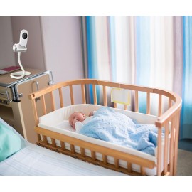 Universal Baby Monitor Mount Holder for Vtech VM3252 VM819, Hello Baby HB30 HB35, and Most 5.3 to 8.1cm Wide Baby Monitors Camera Shelf for Crib Cot Shelves - Without Tools or Wall Damage