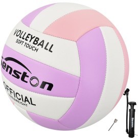 Senston Volleyball Official Size 5 - Waterproof Indoor/Outdoor Soft Volleyball for Beach Play, Game,Gym,Training