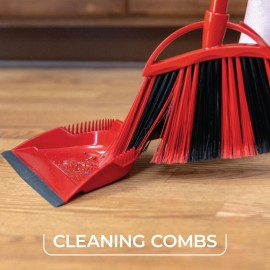 O-Cedar One Sweep Broom with Step-On Dustpan | Remove 99% with One Sweep | Lightweight Quiet Cleaning Tool | Ideal for Pet Owners O-Cedar One Sweep Broom with Step-On Dustpan | Remove 99% with One Sweep | Lightweight Quiet Cleaning Tool | Ideal for Pet Owners