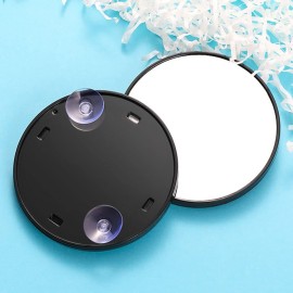 esowemsn 3PCS 5X Magnifying Makeup Mirror Portable Magnifying Cosmetic Mirror with 2 Suction Cup Easy Mounting for Plucking Eyebrows Shaving Making Up