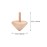 Totority Wooden Gyro, Wooden Top Bulk 36Pcs Handmade Wood Tops Gyro Painting Gyro DIY Rotated Gyro Playthings