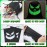 Kingdder 2 Pcs Halloween Glow in The Dark Ghost Bag 16.5 x 13.4 Inch Treat Bags with Drawstrings Cloth Candy Sack Luminous Reusable Tote Bags for Halloween Party Favors Supplies Gift (Fierce)
