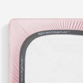 Bedgear Baby Dri-Tec Performance Crib Sheet - Baby Sheet with Moisture-Wicking Dri-Tec Technology - Breathable & Fitted Cooler Crib Sheet - Hypoallergenic, Machine Washable, Light Pink