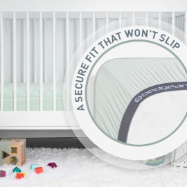 Bedgear Baby Dri-Tec Performance Crib Sheet - Baby Sheet with Moisture-Wicking Dri-Tec Technology - Breathable & Fitted Cooler Crib Sheet - Hypoallergenic, Machine Washable, Light Pink