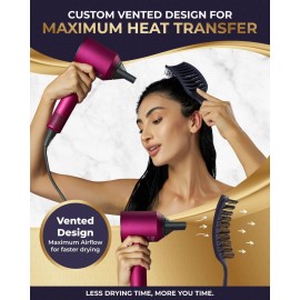 BEAUXSOI Vented Detangling Brush for Wet or Dry, Thick, Coily, and Curly Hair | Curved Vent Brush for Blow Drying BEAUXSOI Vented Detangling Brush for Wet or Dry, Thick, Coily, and Curly Hair | Curved Vent Brush for Blow Drying