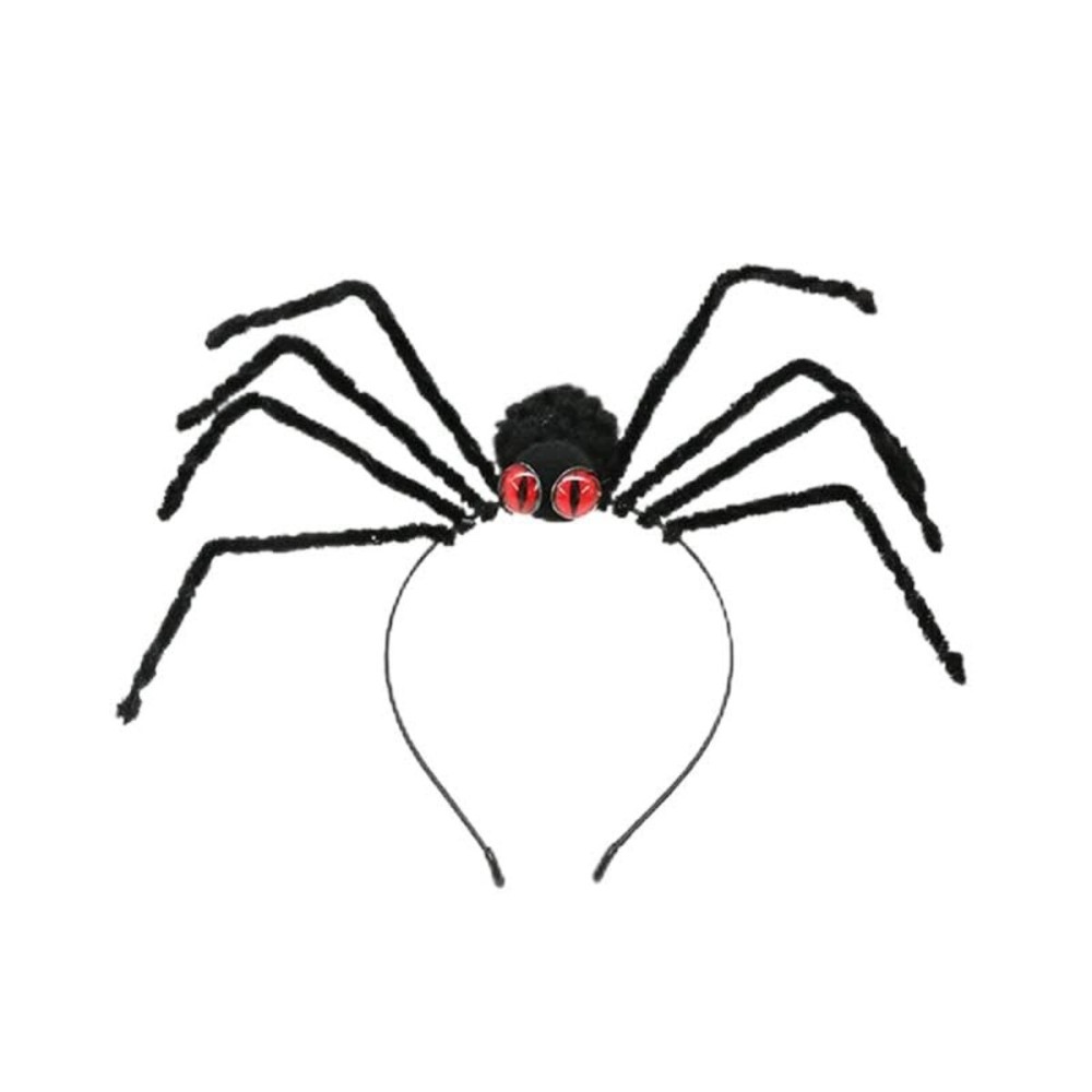 Halloween Spider Headband Cosplay Costume Headpiece Scare Spider Dress Up Accessory Hair Hoop Festival Headdress (Black) Halloween Spider Headband Cosplay Costume Headpiece Scare Spider Dress Up Accessory Hair Hoop Festival Headdress (Black)