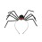 Halloween Spider Headband Cosplay Costume Headpiece Scare Spider Dress Up Accessory Hair Hoop Festival Headdress (Black)