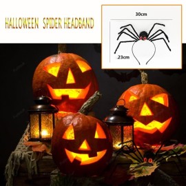 Halloween Spider Headband Cosplay Costume Headpiece Scare Spider Dress Up Accessory Hair Hoop Festival Headdress (Black) Halloween Spider Headband Cosplay Costume Headpiece Scare Spider Dress Up Accessory Hair Hoop Festival Headdress (Black)