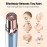 Facial Hair Remover for Women, SEIHAI Rechargeable Face Shavers for Women,Included 2 x Replacement Heads, Upper Lip, Chin, Face Hair Remover Peach Fuzz Remover