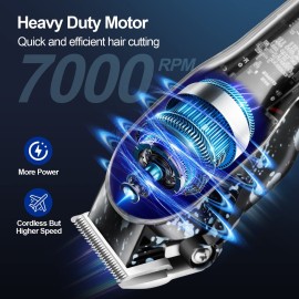 HIENA PRO Hair Clippers for Men, Professional Cordless Rechargeable T Liner Trimmer Set, Barber Hair Cutting Kit With LED Display, Gifts HIENA PRO Hair Clippers for Men, Professional Cordless Rechargeable T Liner Trimmer Set, Barber Hair Cutting Kit With LED Display, Gifts