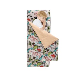 Cute Dinosaurs Toddler Nap Mat,Suits Pre Kindergarten, Kindergarten, Preschool and Daycare Boy or Girl (3-7 Years)