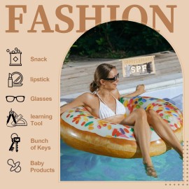 Small Boho Straw Clear Spf Makeup Bags for Women&Girls, Zipper Cosmetic Bag Chenille Varsity Letter Patch Bag, Preppy Cute Toiletry Pouch, Trendy Organizer Storage Bag for Beach Travel Essentials