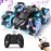 Jovow RC Stunt Car, 2.4GHz 4WD Gesture Sensing Remote Control Car with Cool Light and Music, Double-Sided 360 Flips RC Cars for Boys Age 6-12 8-12 Birthday Christmas Toy Cars(Blue)