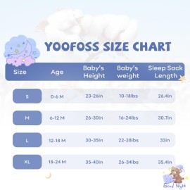 Yoofoss Baby Sleep Sack 6-12 Months Baby Wearable Blanket 100% Organic Cotton 2-Way Zipper TOG 0.5 Toddler Sleeping Sack 3 Pack, Lightweight Sleep Sacks for Babies