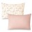 Konssy Muslin Toddler Pillowcase for 13x18 Pillow, 2 Pack Soft & Breathable Cotton Toddler Pillow Case, 100% Cotton Travel Pillow Covers for Baby Kids (Floral, Pink)