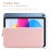 FVION Zipper Makeup Brushes Bag For Travel, Large Silicone Makeup Brush Holder, Make Up Brushes Pouch Case for Makeup Tools - Pink