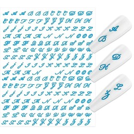 WOKOTO 12 Sheets Old Letter Nail Stickers for Nail Art Decals Self-Adhesive Retro Alphabet Decoration Accessories for Women Girls WOKOTO 12 Sheets Old Letter Nail Stickers for Nail Art Decals Self-Adhesive Retro Alphabet Decoration Accessories for Women Girls