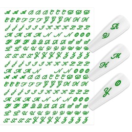 WOKOTO 12 Sheets Old Letter Nail Stickers for Nail Art Decals Self-Adhesive Retro Alphabet Decoration Accessories for Women Girls WOKOTO 12 Sheets Old Letter Nail Stickers for Nail Art Decals Self-Adhesive Retro Alphabet Decoration Accessories for Women Girls
