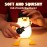 Duck Night Light, Silicone Duck Lamp, Cute Bedside Duck Goose Funny Nightlight with Dimmer and Timer for Room Decor, Duck Gifts for Girls,Boys, Women, Little One-Guitar Duck