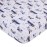 Little Love by NoJo Soar High Little One Navy, Light Blue, Orange, and White Airplanes, Clouds, and Stars Fitted Crib Sheet
