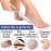 PrettyClaw Callus Remover Foot File Pedicure Callus Tool Corn Remover Removes Dead Skin Foot Scrubber Rasp Heel Shaver Scraper for Feet Gray with 3 Blades with Free Reusable Pouch and Nail File