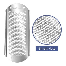 PrettyClaw Callus Remover Foot File Pedicure Callus Tool Corn Remover Removes Dead Skin Foot Scrubber Rasp Heel Shaver Scraper for Feet Gray with 3 Blades with Free Reusable Pouch and Nail File