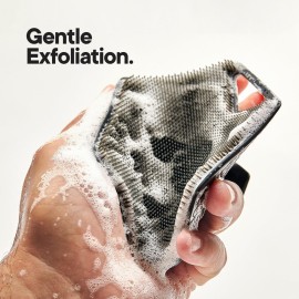 Tooletries - Body Scrubber - Silicone Exfoliating Scrubber - Bathroom & Shower Accessories for Men, Travel Essentials for Men - Durable & Long Lasting Body Wash Scrubber for Men - 3 Pack