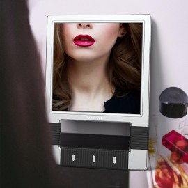 TASALON Unbreakable Hand Mirror, Silver, Rectangular, Tabletop Mount, ABS Frame, Handheld Mirror for Barber, Salon, Makeup, Shower TASALON Unbreakable Hand Mirror, Silver, Rectangular, Tabletop Mount, ABS Frame, Handheld Mirror for Barber, Salon, Makeup, Shower