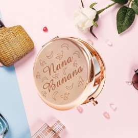 AKTAP Grandma Pocket Mirror Nana Banana Compact Makeup Mirror Nana Birthday Gift Banana Mirror (Nana Banana Compact Mirror) AKTAP Grandma Pocket Mirror Nana Banana Compact Makeup Mirror Nana Birthday Gift Banana Mirror (Nana Banana Compact Mirror)