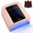 72W Professional UV Light for Nails | Rechargeable Cordless UV LED Nail Lamp with 4 Timers | Professional Nail Dryer with Large LCD Display(Pink)