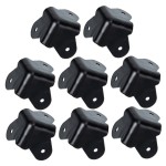 IWOWHERO 1set Metal Corner Guard Sturdy Speaker Corner Protector for Cabinets Anti-Collision Protection Practical Angle Guard for Furniture with Screws