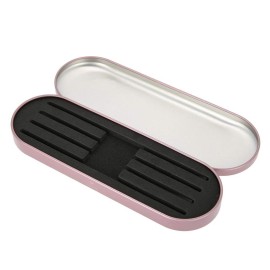 Tomotato Lash Tweezers Case 4 Holder Storage Box Eyelash Extension Tweezers Organizer Storage Case Tinplate for Tweezer Makeup Tools (Pink) Tomotato Lash Tweezers Case 4 Holder Storage Box Eyelash Extension Tweezers Organizer Storage Case Tinplate for Tweezer Makeup Tools (Pink)