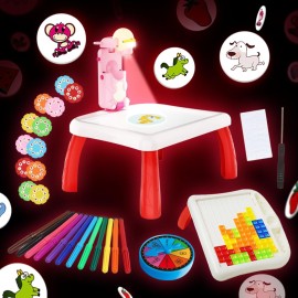 Sketch and Trace with Drawing Projector for Kids Ages 4-8 and Older, Painting Projection Sketcher, Smart Dayproud Projector Painting - Provides Endless Drawing Possibilities and Skill Development