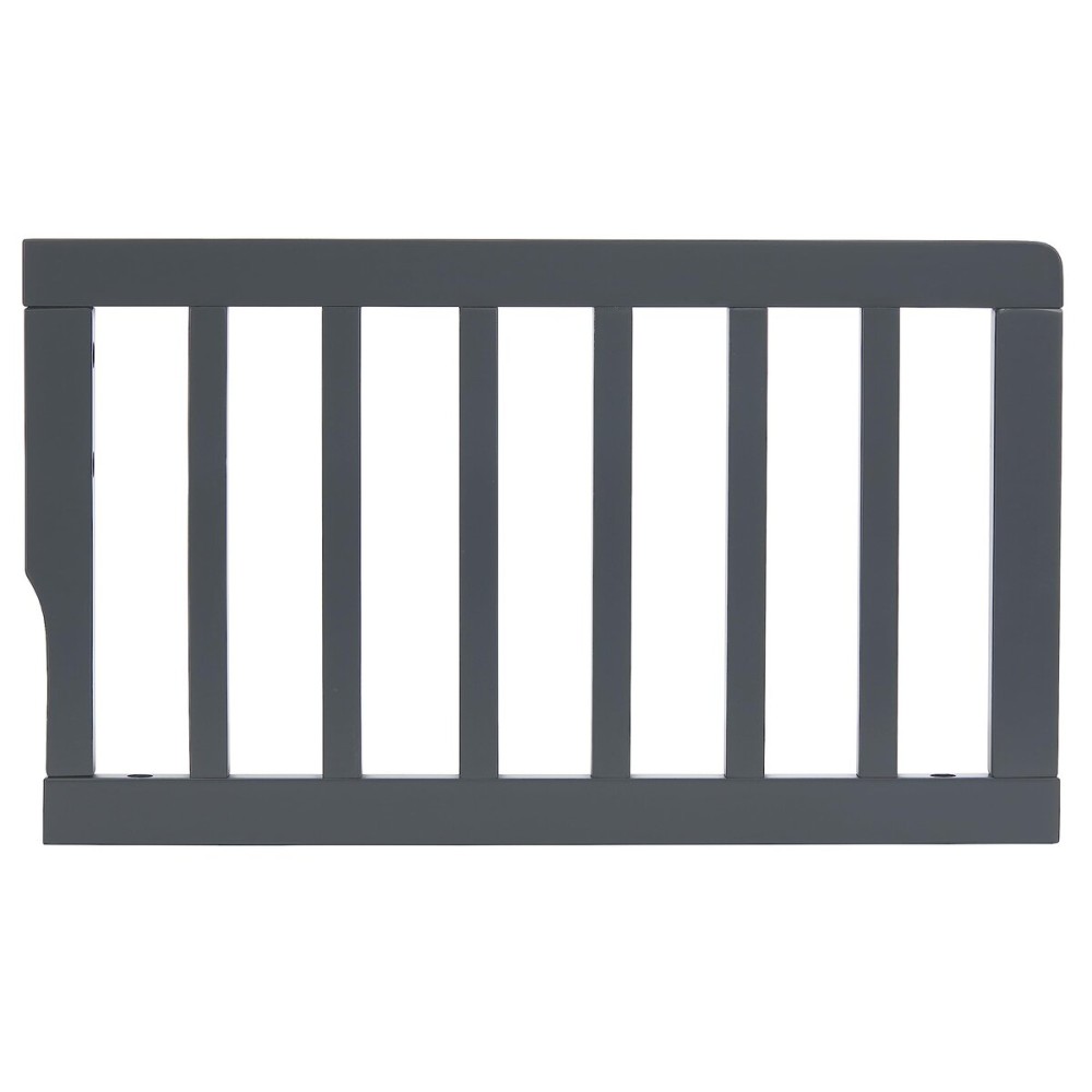 Sweetpea Baby Convertible Crib Toddler Guard Rail in Carbon Black, Made of New Zealand Pinewood, Converts Crib to Toddler Bed