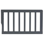 Sweetpea Baby Convertible Crib Toddler Guard Rail in Carbon Black, Made of New Zealand Pinewood, Converts Crib to Toddler Bed