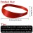 Neckline Shaving Template and Hair Trimming Guide, High-Grade Curved Silicone Headband for DIY Home Hair Trimming and Cutting,Home Haircuts Fade and Taper Guide for Clippers-(Red 1)