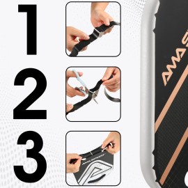 PICKLETECH Pickleball Paddle Protection Tape - Paddle Head Edge Guard - Racket Edge Protection Tape -Fit Perfectly Curved Edge -No Wrinkling