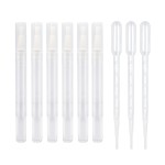 BlingKingdom 6pcs 3ml Empty Cuticle Oil Pen with 3pcs Pipettes Transparent Twist Pen Nail Oil Pen with Brush Tip Cosmetic Container Applicator for Homemade Nail Oil, Lip Gloss, Eyelash Growth Liquid