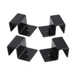 Yohong Baby Gate Dog Gate Support Feet, Pet Gate Floor Anchor Stabilizer Reinforcement Accessories, Set of 4 Pcs, Design for 0.78 inches Thickness