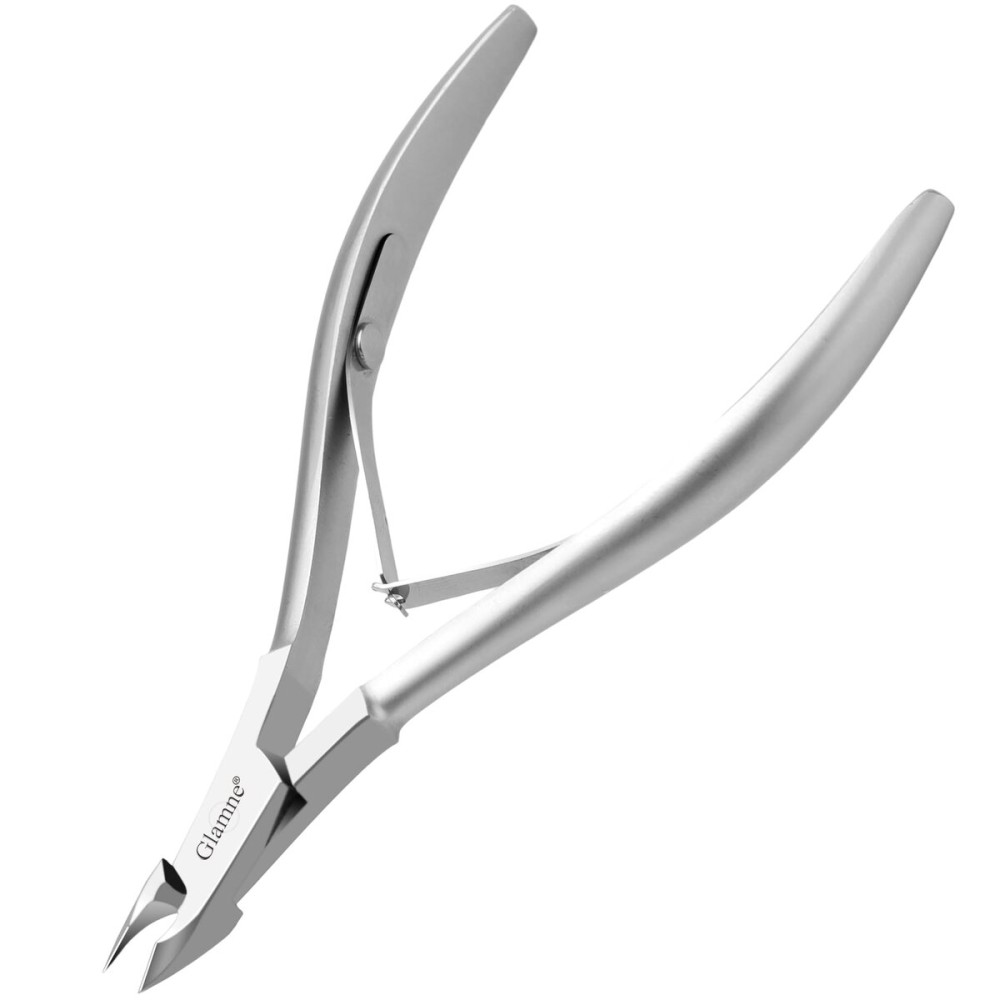 Glamne Cuticle Nippers Nail Manicure Cuticle Clippers Trimmer Dead Skin Remover Professional Stainless Steel Cuticle Cutters for Salon or Home Use